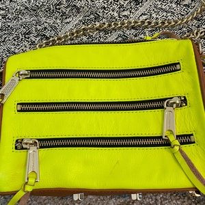 Rebecca minkoff neon bag bag